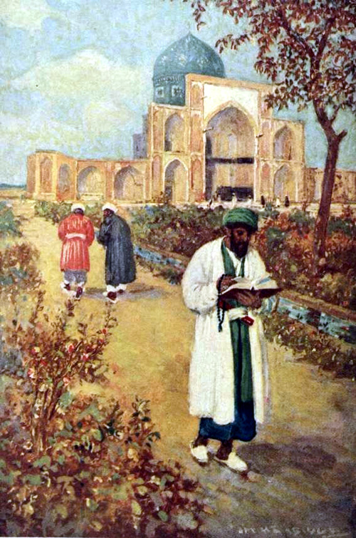 At the tomb of Omar Khayyam